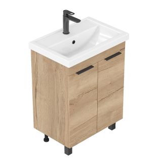 Тумба под раковину напольная Onika Легран 106159 60 см дуб галифакс